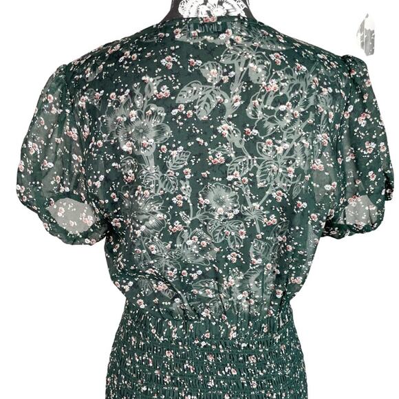 Lilyful Green Floral Mini Dress - Picture 5 of 13